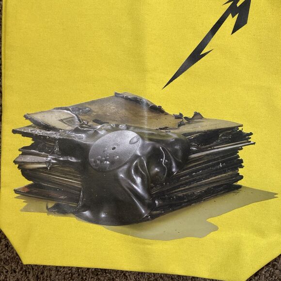 Metallica 72 Seasons M72 2024 Tour EXCLUSIVE Yellow School Tote Bag - Picture 4 of 7